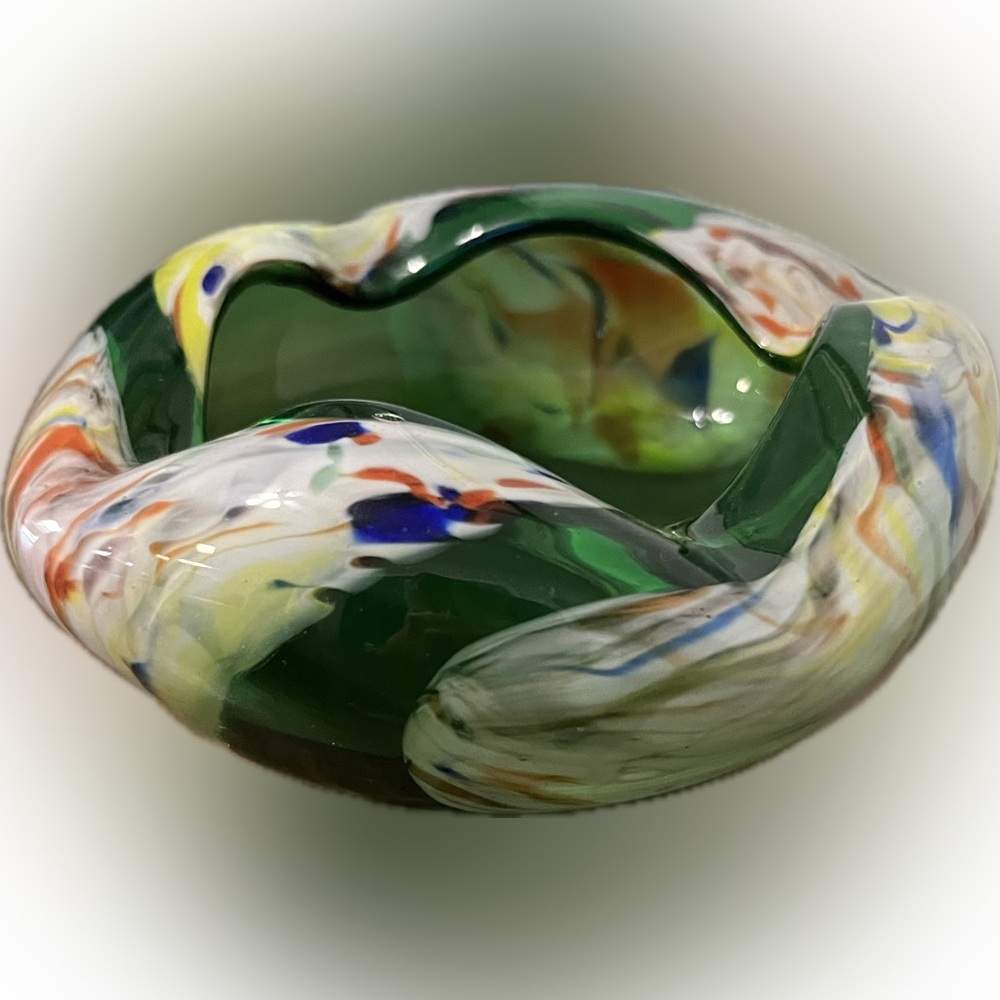 MCM Glass Ashtray